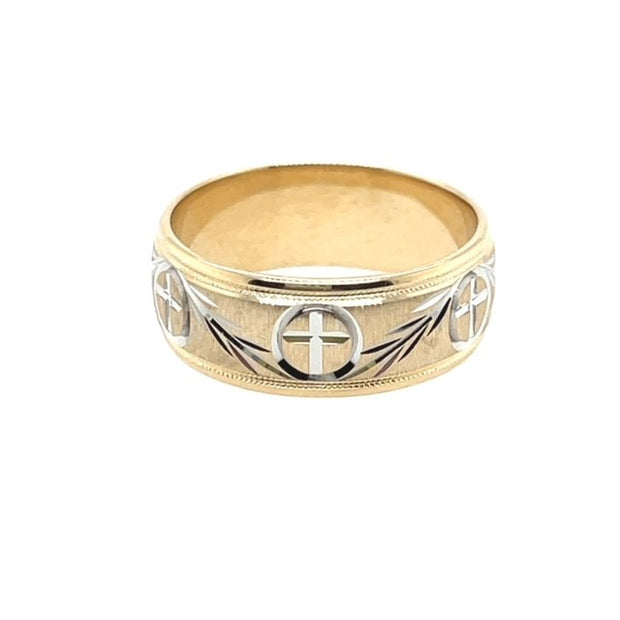 Gold Wedding Bands  -  Men'