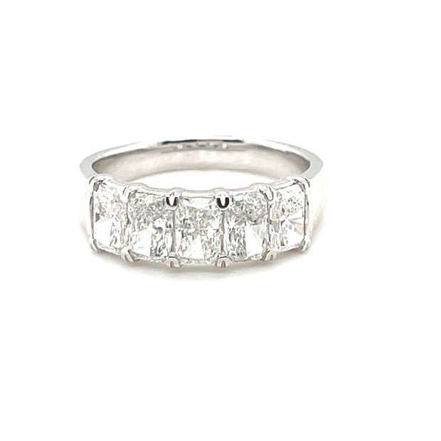 Private Label 14K White Gold  Lab Grown Diamond Band