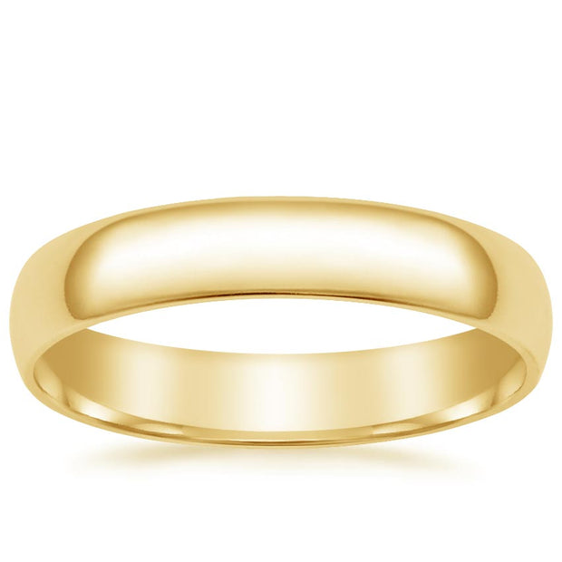 14K Yellow Gold Comfort Fit Wedding Band