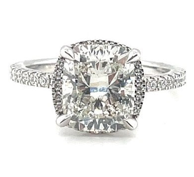 14 Kt White Gold Private Label Lab Grown Diamond Engagement Ring