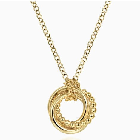 Gabriel & Co 14K Yellow Gold Pendant Necklace