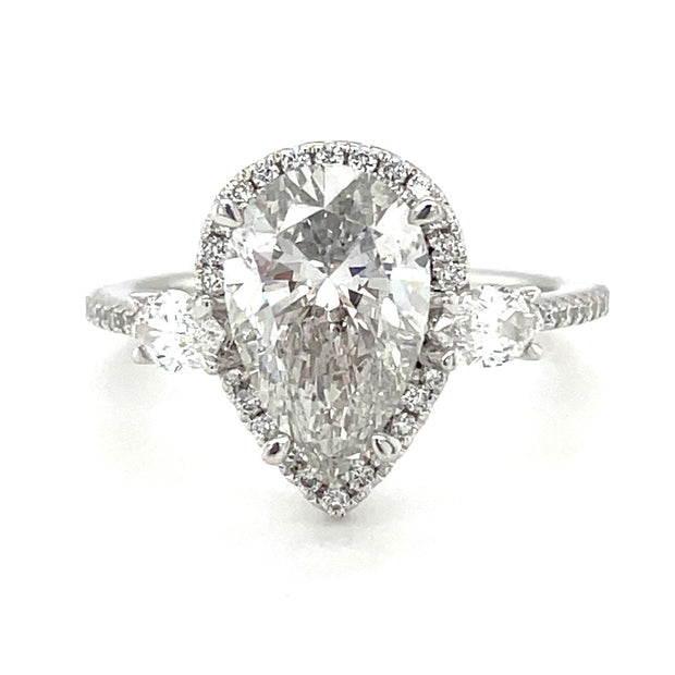 14 Kt White Gold Private Label Lab Grown Diamond Engagement Ring