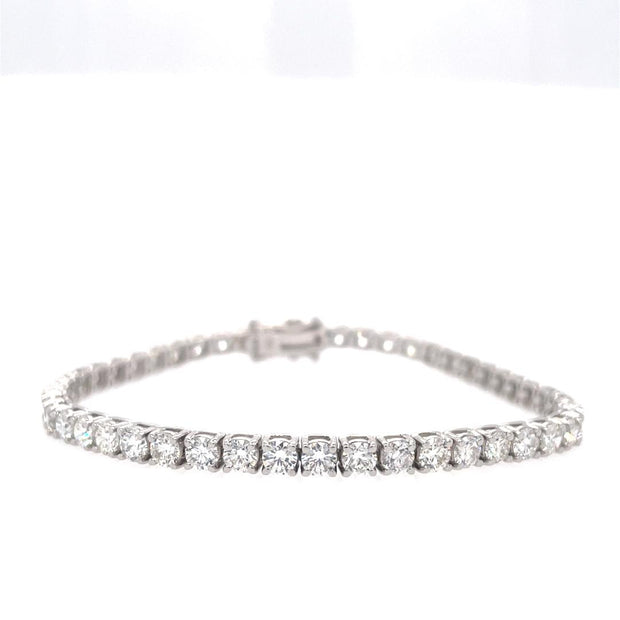 14k White Gold Diamond Tennis Bracelet