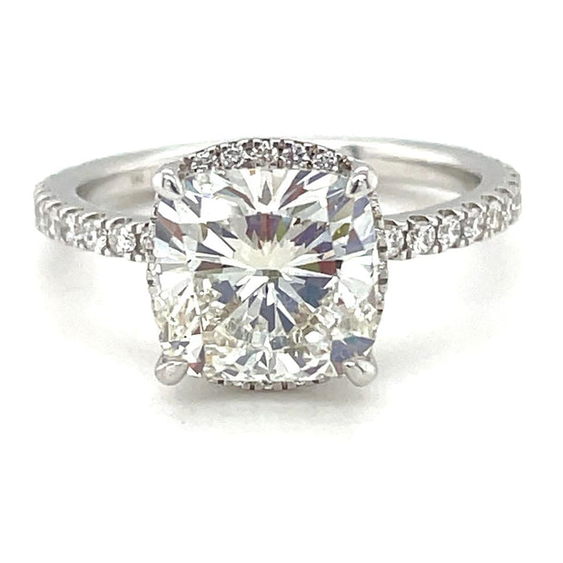 14 Kt White Gold Private Label Lab Grown Diamond Engagement Ring