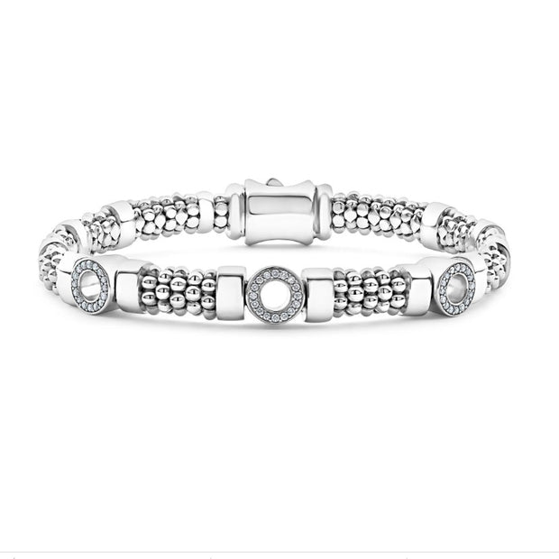 LAGOS Sterling Silver Caviar Spark Bracelet